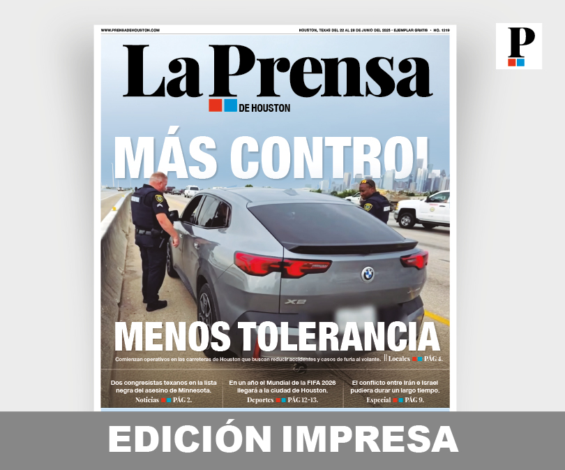 Edición impresa de La Prensa de Houston